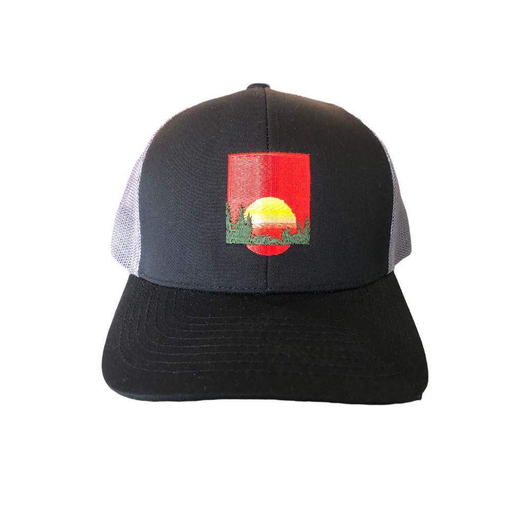 ECC Trucker Snapback Hat - Black/Graphite/Black